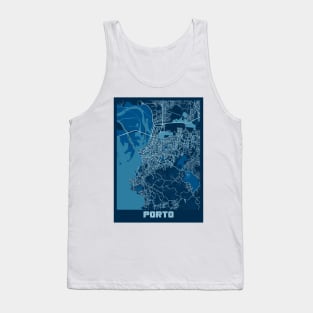 Porto - Portugal Peace City Map Tank Top